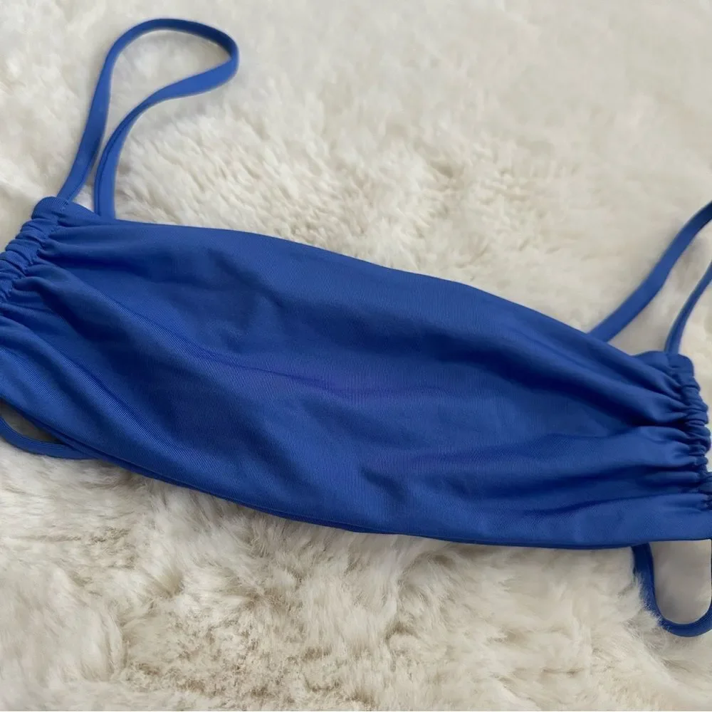 Frankie’s Bikinis blue Kailyn bikini set